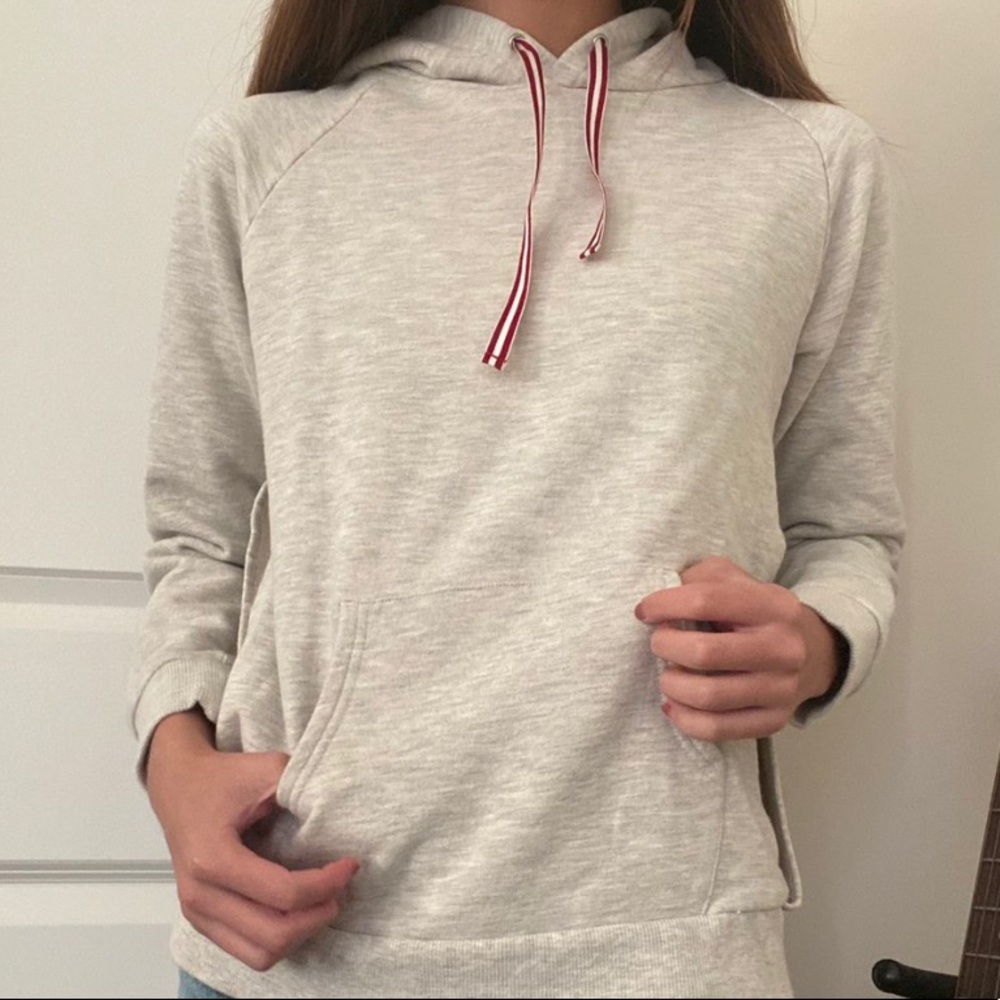cream hoodie